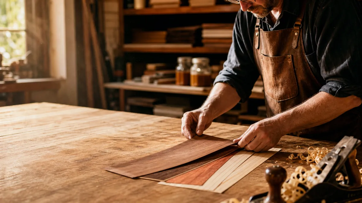 Exploration et innovations des techniques de placage bois